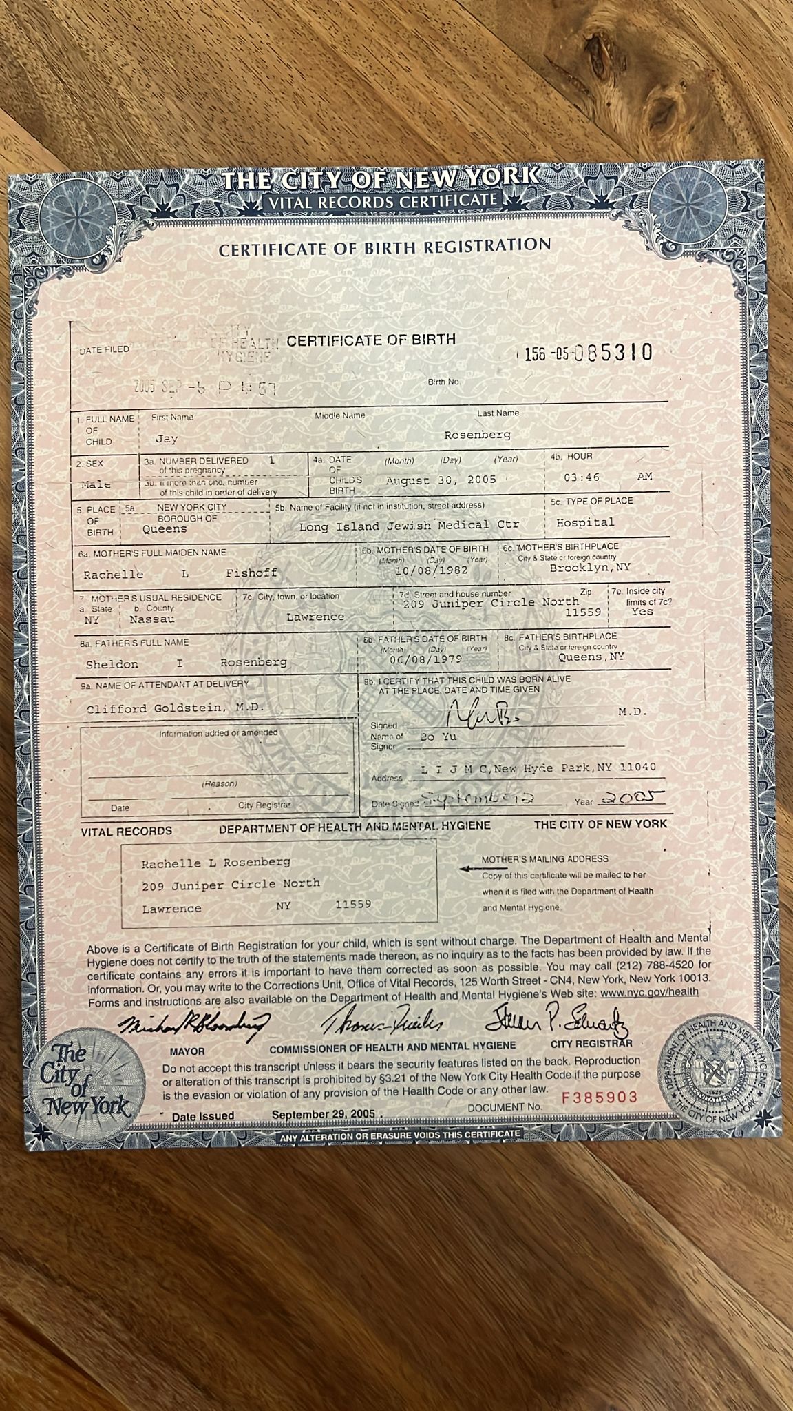 Upload Picture of Bochur's Valid Visa